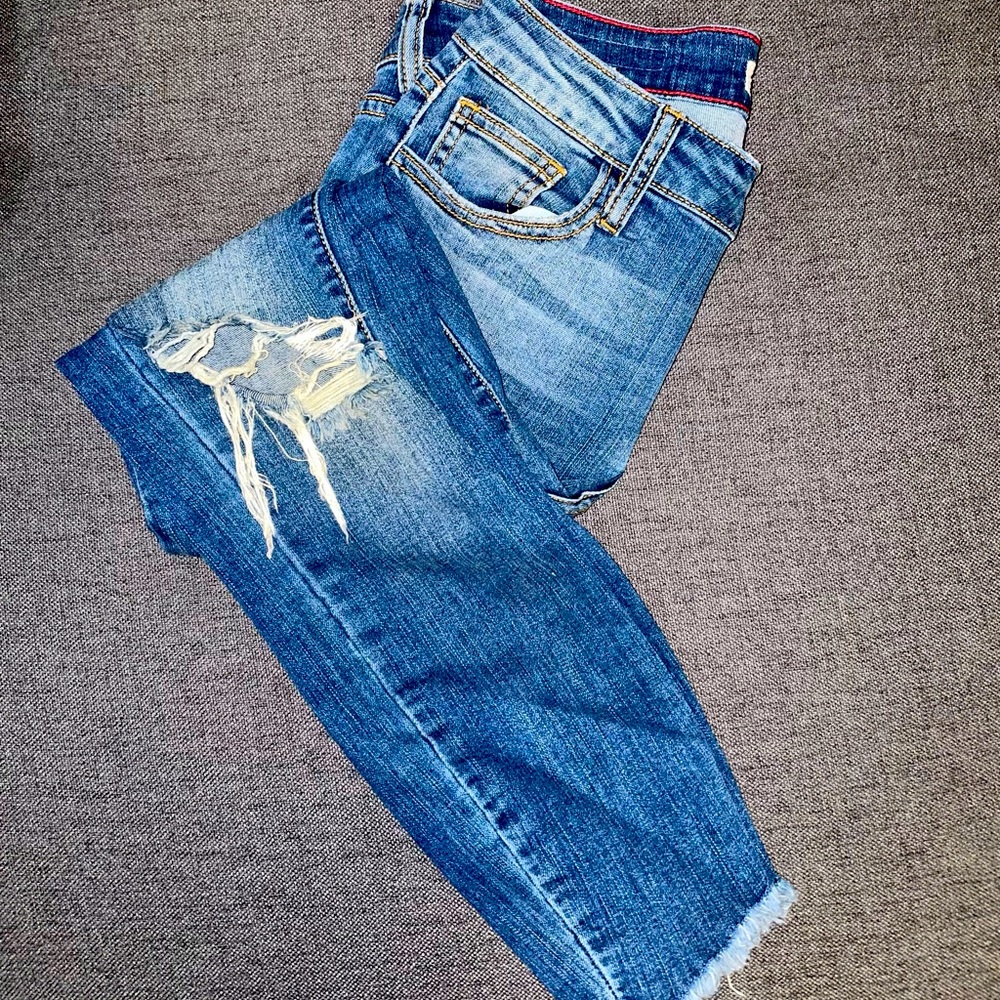 denim skinny jeans